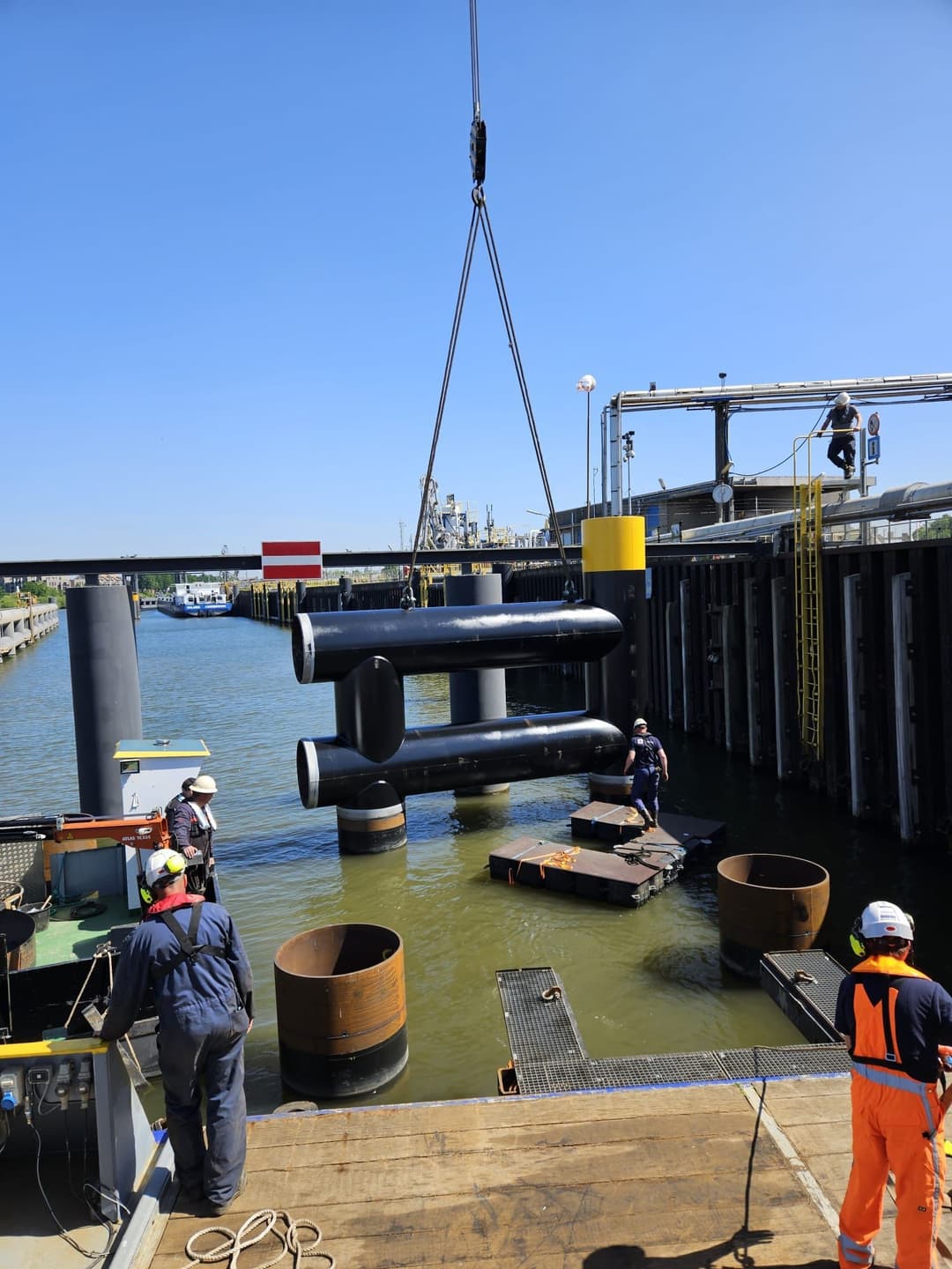 Verladingshaven en remmingwerk OHIO